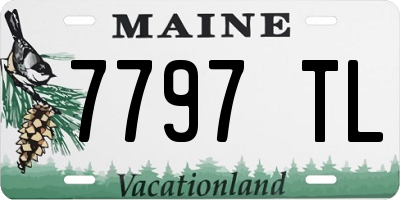 ME license plate 7797TL