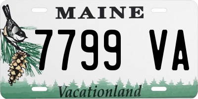 ME license plate 7799VA