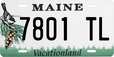 ME license plate 7801TL