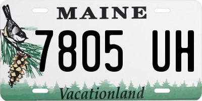 ME license plate 7805UH