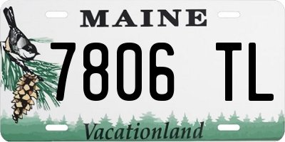 ME license plate 7806TL