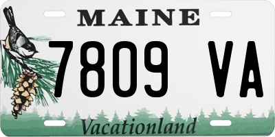 ME license plate 7809VA