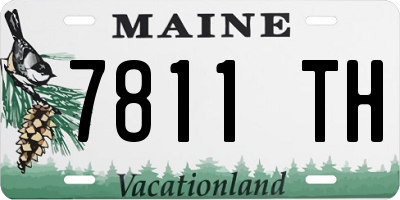 ME license plate 7811TH