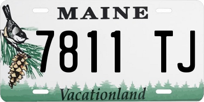 ME license plate 7811TJ
