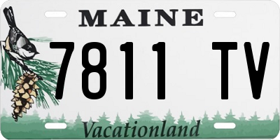 ME license plate 7811TV