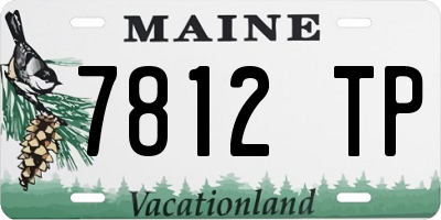 ME license plate 7812TP