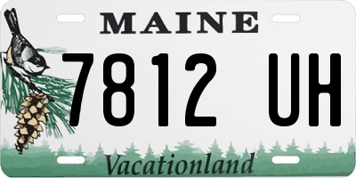 ME license plate 7812UH