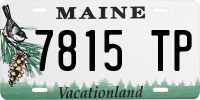 ME license plate 7815TP