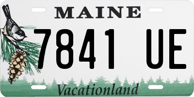 ME license plate 7841UE