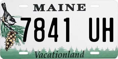 ME license plate 7841UH