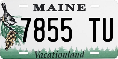 ME license plate 7855TU
