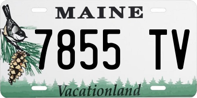 ME license plate 7855TV