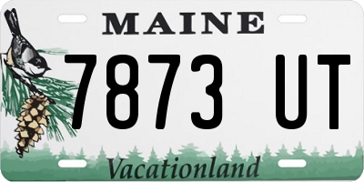 ME license plate 7873UT