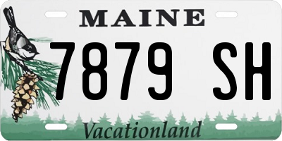ME license plate 7879SH
