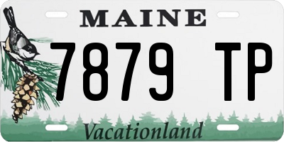 ME license plate 7879TP