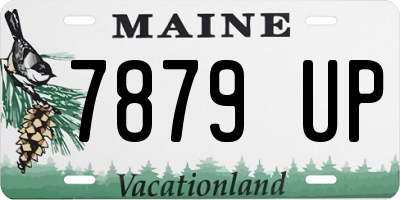 ME license plate 7879UP
