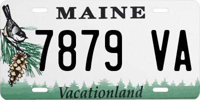 ME license plate 7879VA