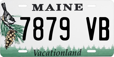 ME license plate 7879VB