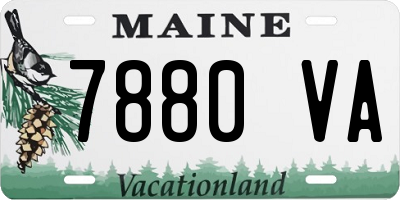 ME license plate 7880VA