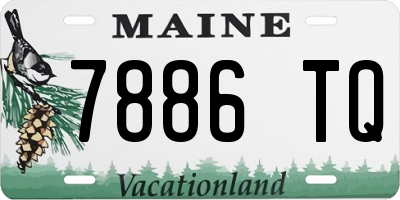 ME license plate 7886TQ