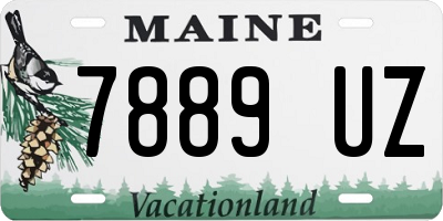 ME license plate 7889UZ