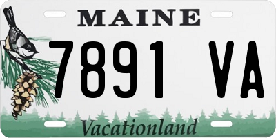 ME license plate 7891VA