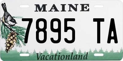 ME license plate 7895TA
