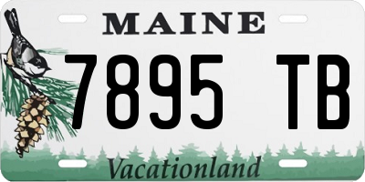 ME license plate 7895TB