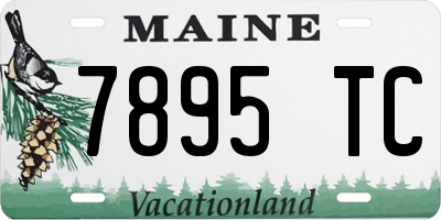 ME license plate 7895TC