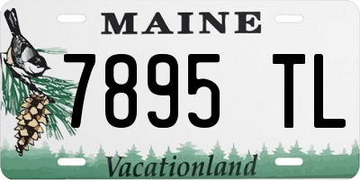 ME license plate 7895TL