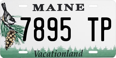 ME license plate 7895TP