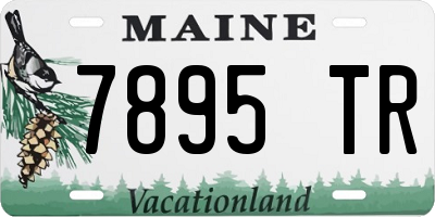 ME license plate 7895TR