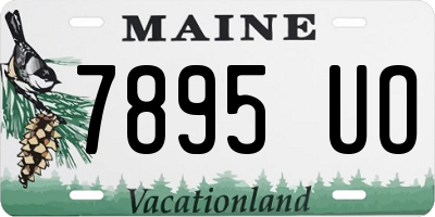 ME license plate 7895UO