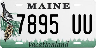 ME license plate 7895UU