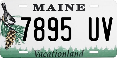 ME license plate 7895UV