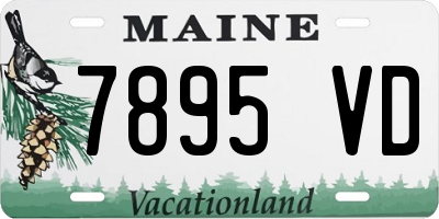 ME license plate 7895VD