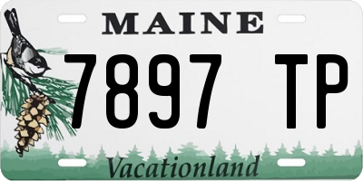 ME license plate 7897TP