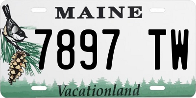 ME license plate 7897TW