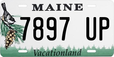 ME license plate 7897UP