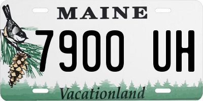 ME license plate 7900UH