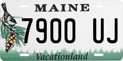 ME license plate 7900UJ