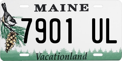 ME license plate 7901UL