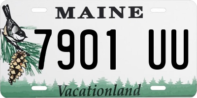 ME license plate 7901UU