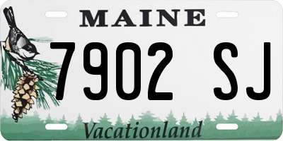 ME license plate 7902SJ