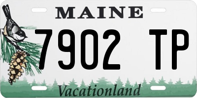 ME license plate 7902TP