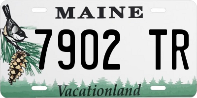 ME license plate 7902TR
