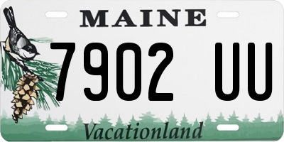 ME license plate 7902UU