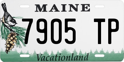ME license plate 7905TP