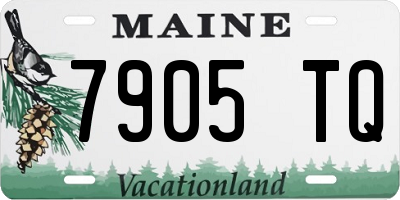 ME license plate 7905TQ