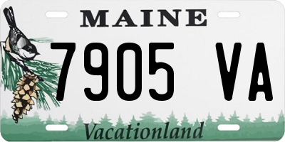 ME license plate 7905VA